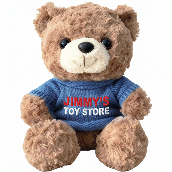 Jimmy’s Cosy Teddy Bear – Blue Jumper
